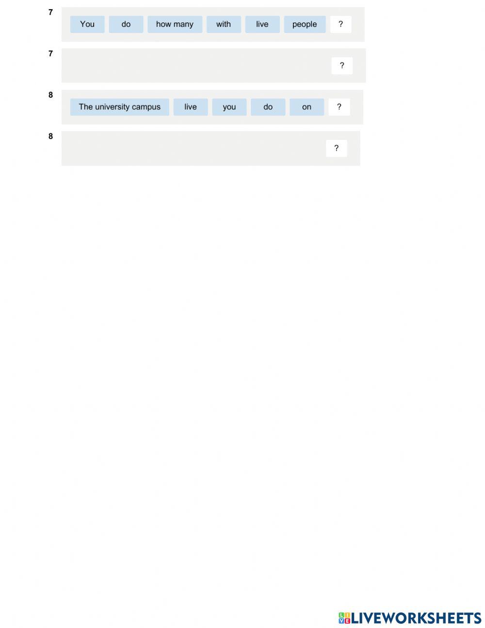 Mindset Foundation - Grammar & Vocabulary Skills Modules - Unit 2 Ex8