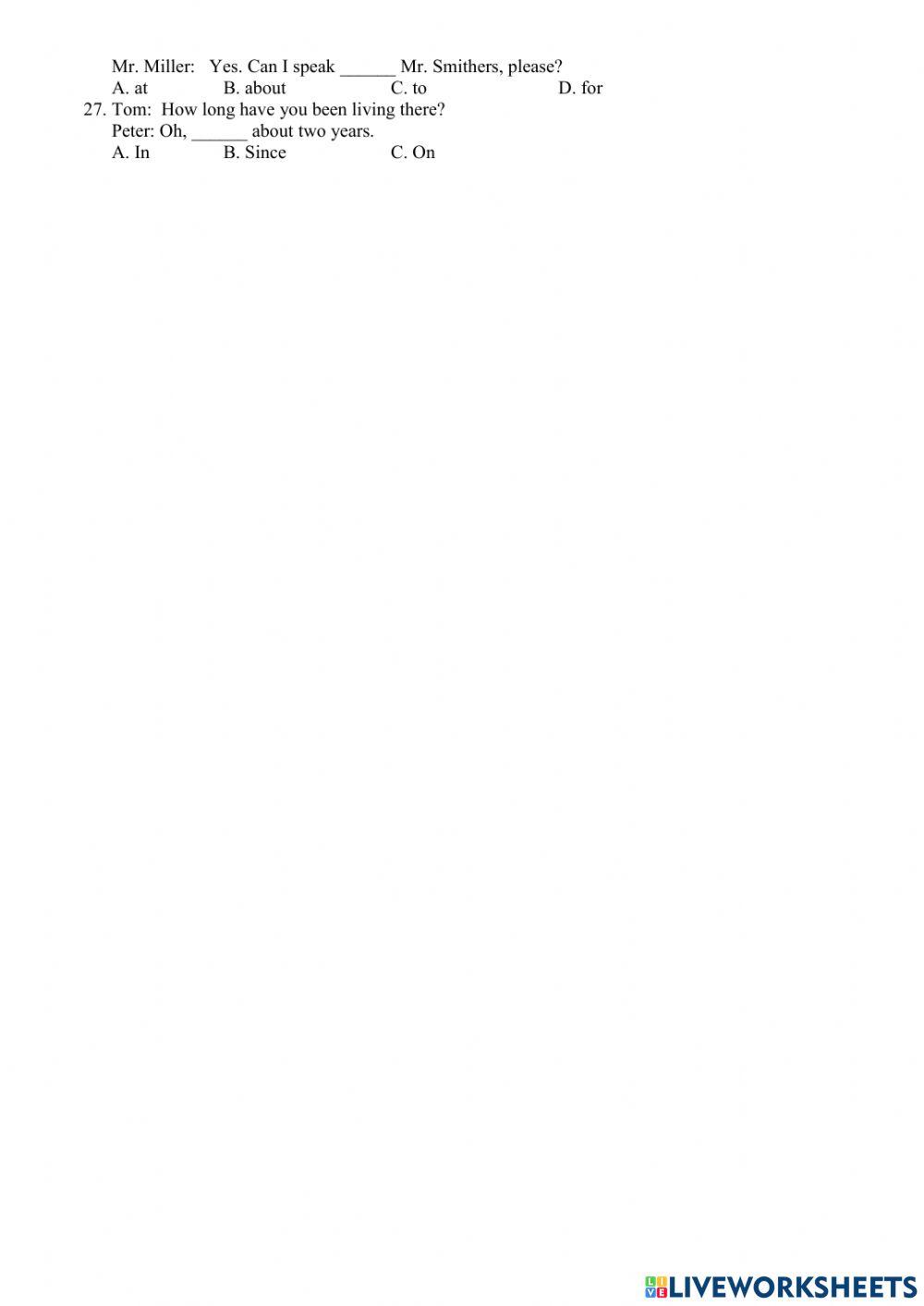 Giới từ 2- Prepositions