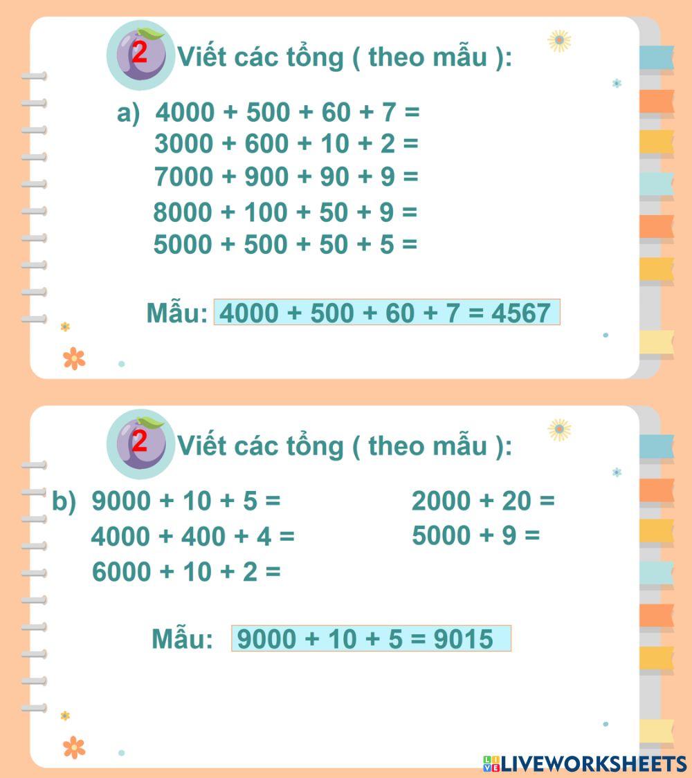 Các số có bôn chữ số tiếp theo trang 96