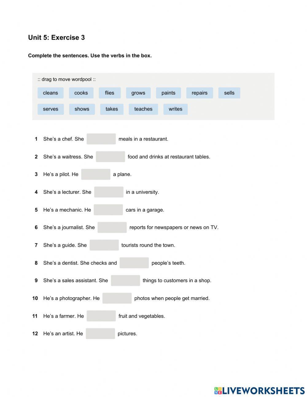 Mindset Foundation - Languague Builder Skills Modules - Unit 5 Ex3
