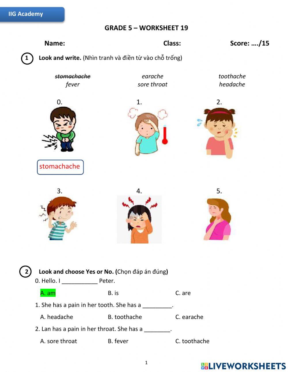 IIG-Grade 5-Worksheet 19