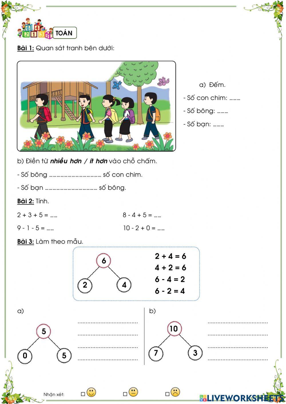 Bài tập cuối tuần 18