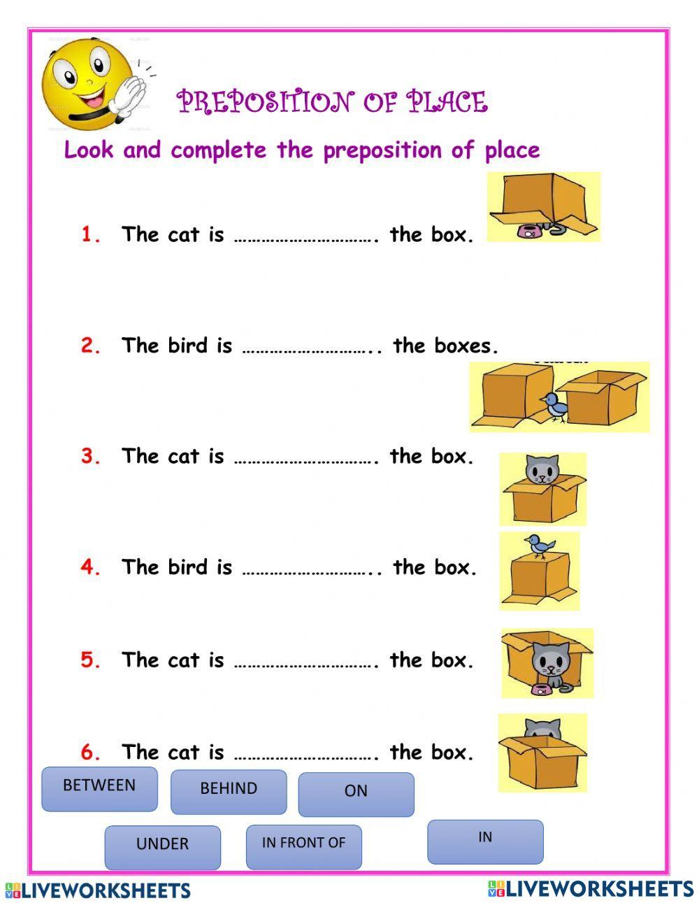 1812205 Prepositions hangnguyen1206 LiveWorksheets