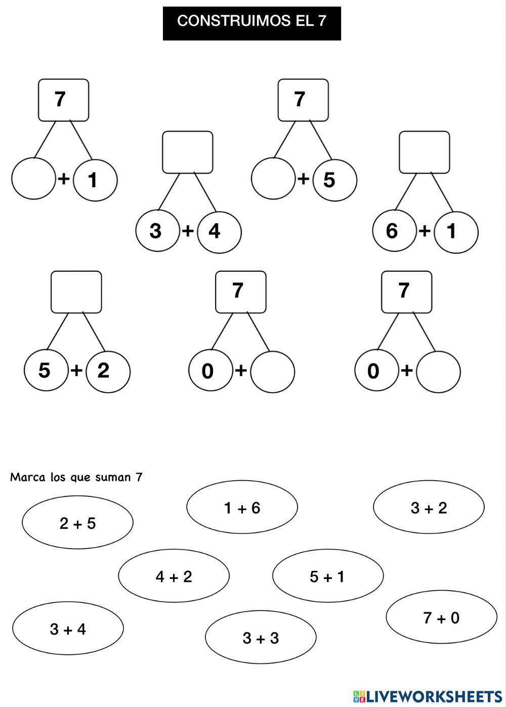 Descomposición del 7
