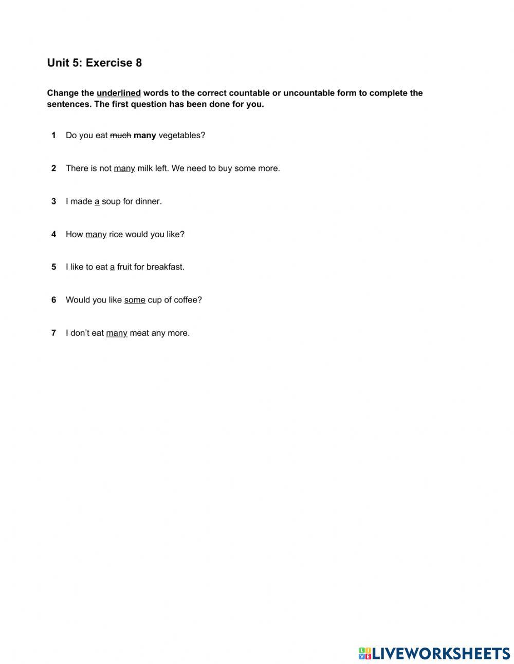 Mindset Foundation - Reading & Writing Skills Modules - Unit 5 Ex8