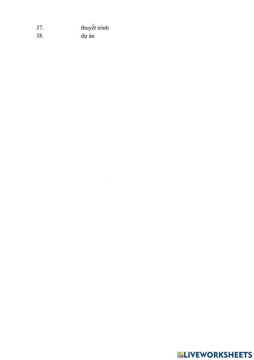 Vocabulary unit 7 class 8