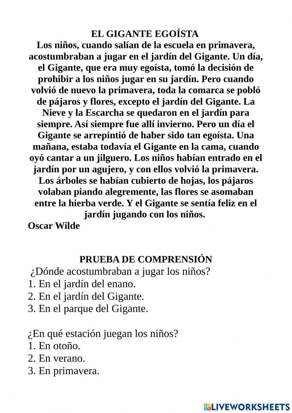 Ficha de repaso 5º de primaria