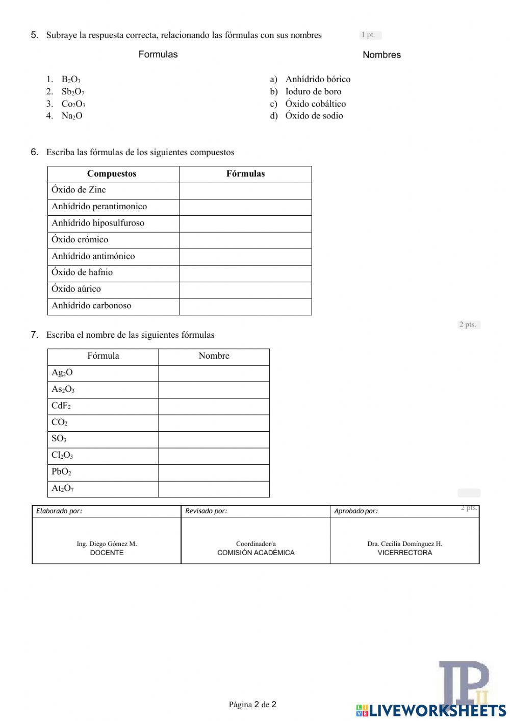 Evaluación de primer parcial