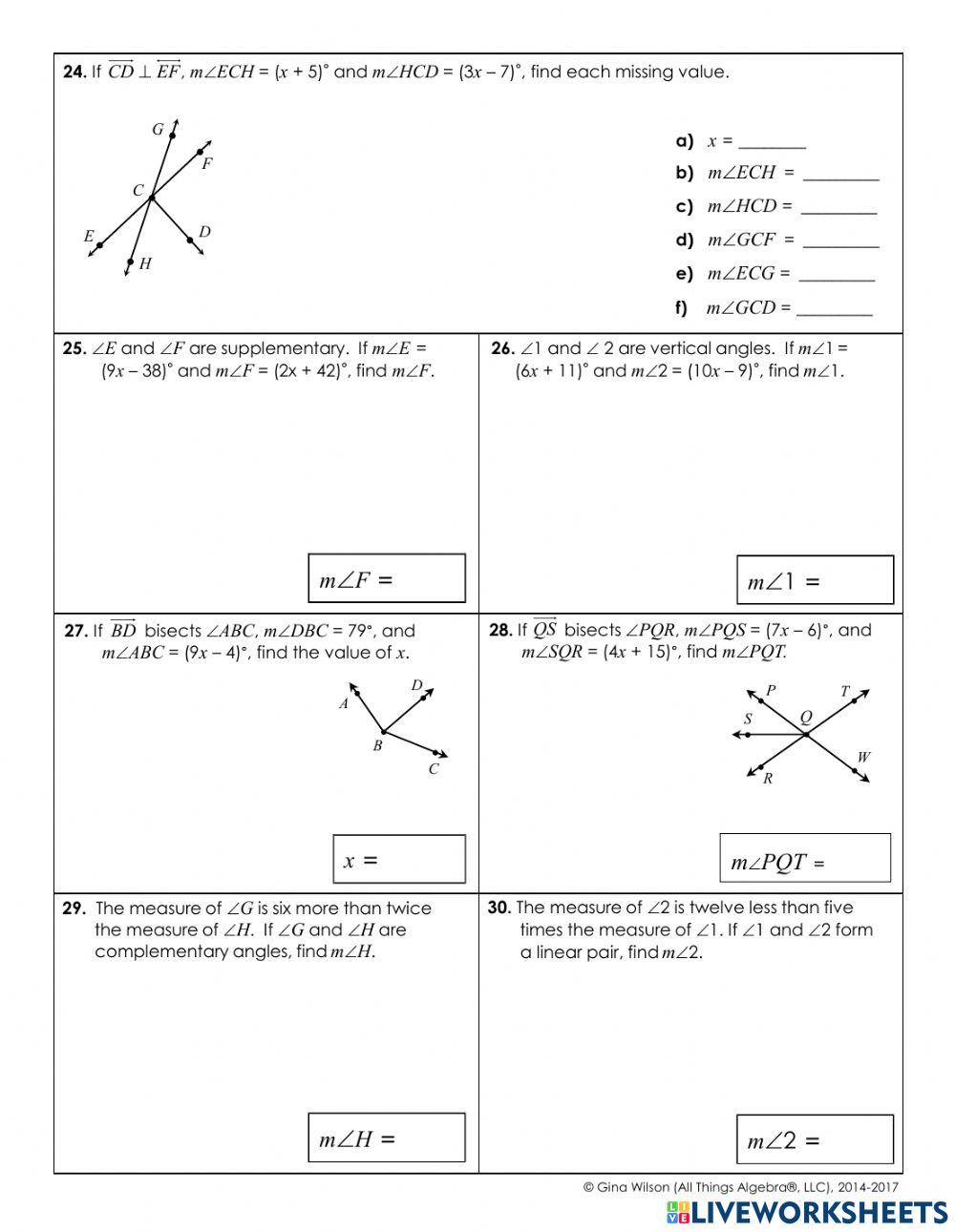 Geometry-Unit 1 Test