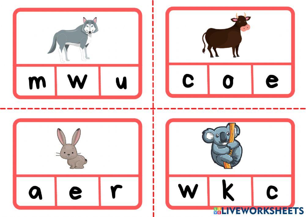 Choose the beginning sound