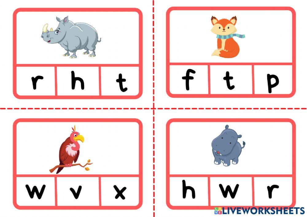 Choose the beginning sound