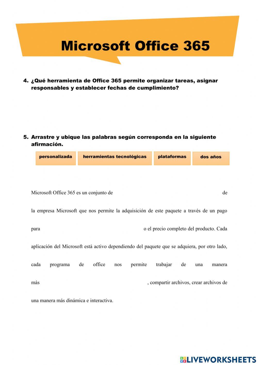 TIC-Examen-Office365-GSuite