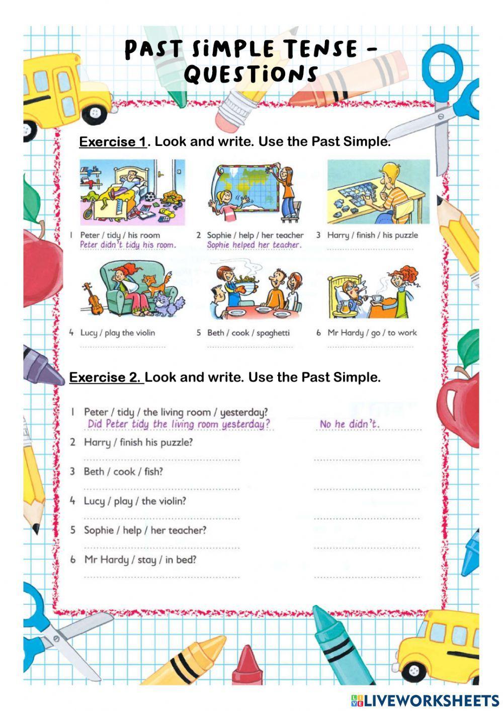 Past Simple Tense - Regular Verbs