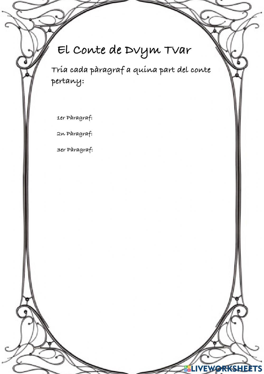 El conte de Dvym Tvar