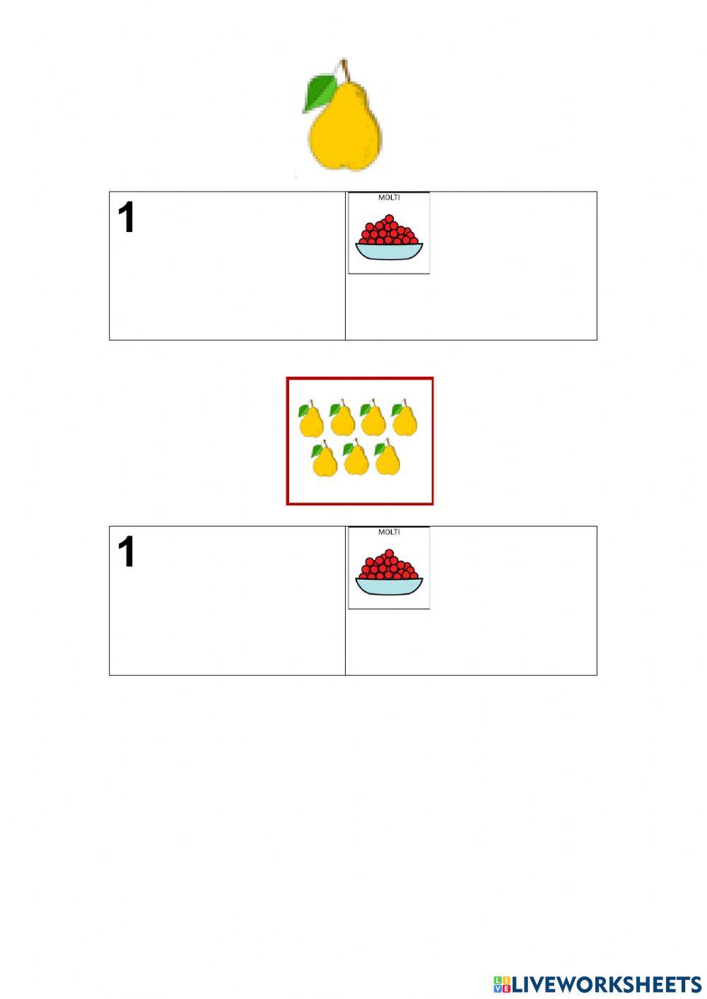 Quantità UNO E MOLTI
