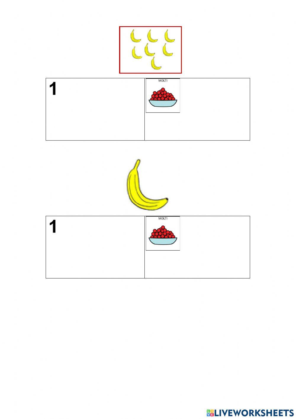 Quantità UNO E MOLTI