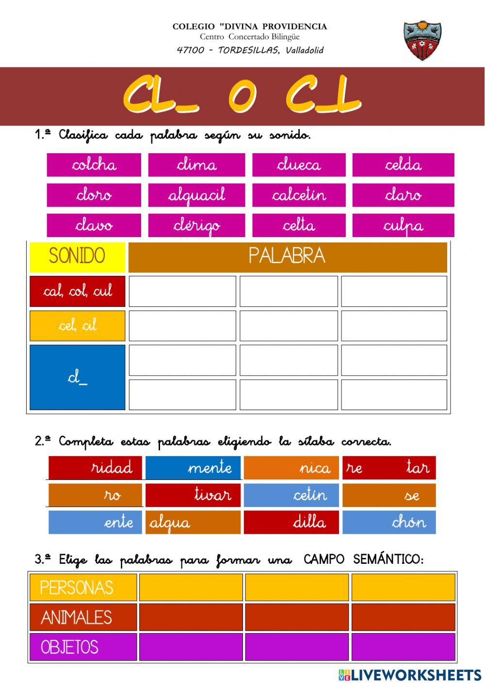 10 ortografía c-l o cl-