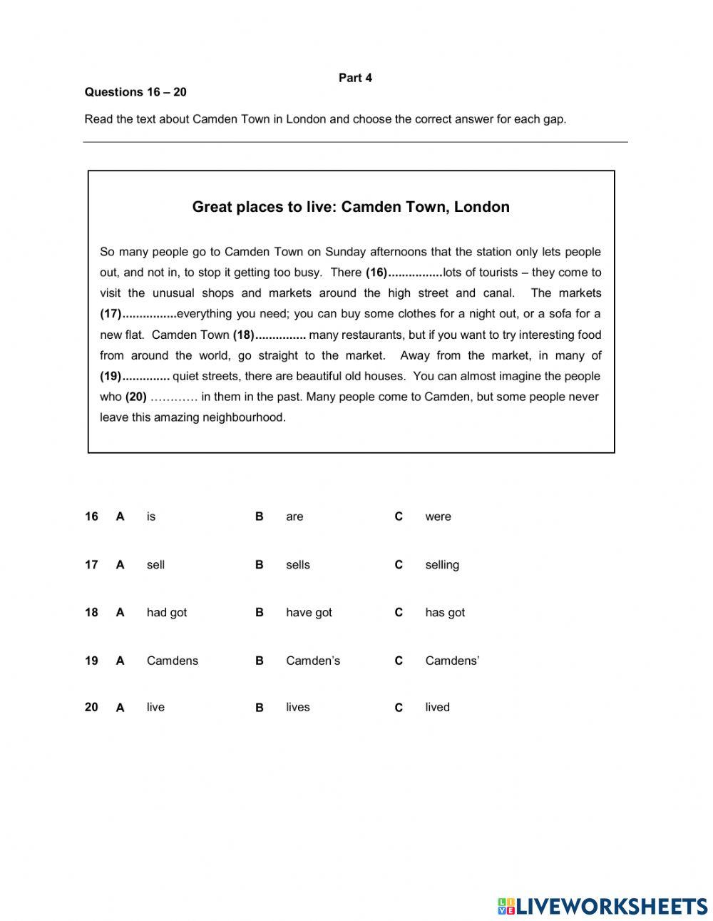 Cambridge engli free interactive worksheets 5281723