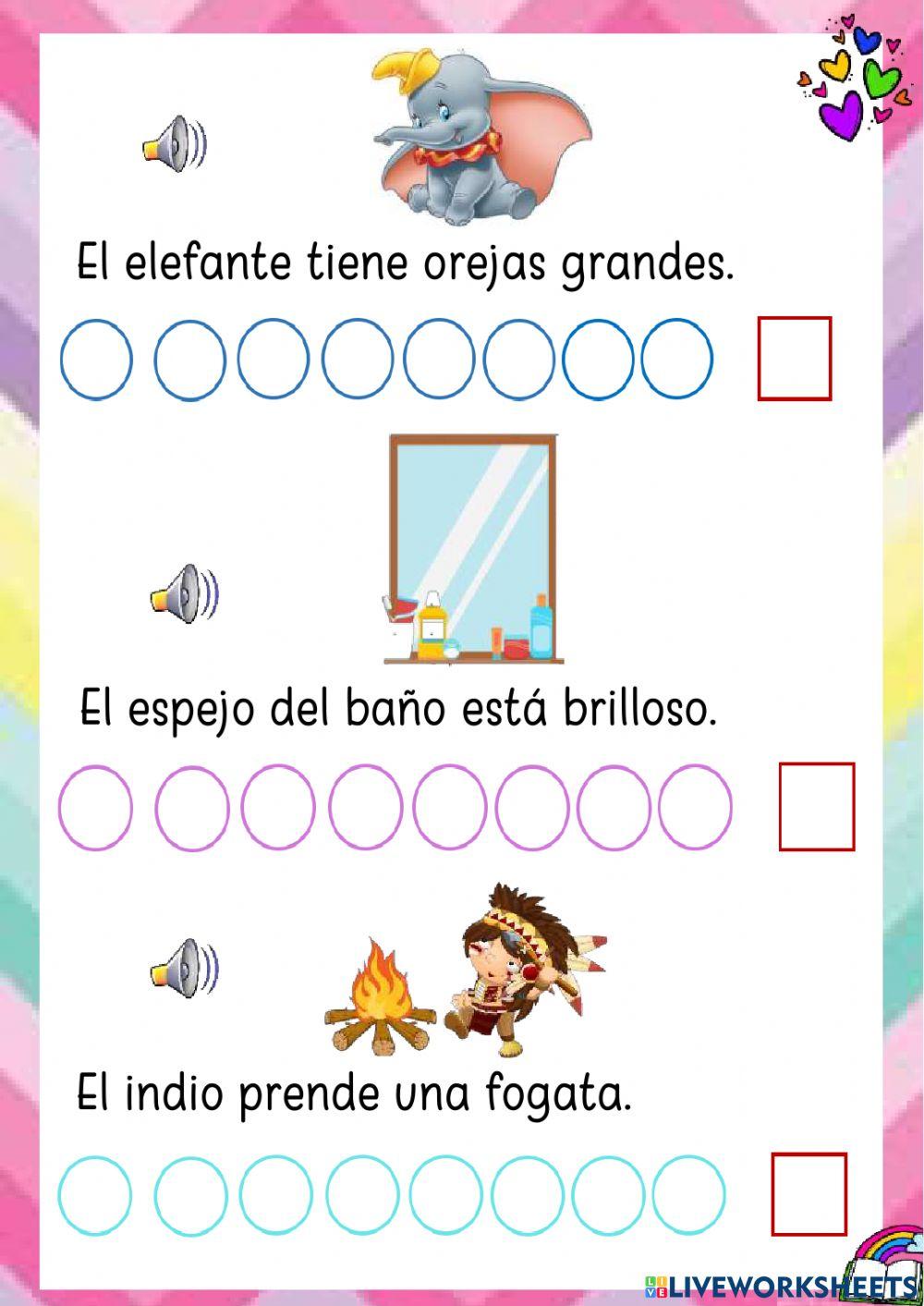 Ejercicios de conciencia léxica