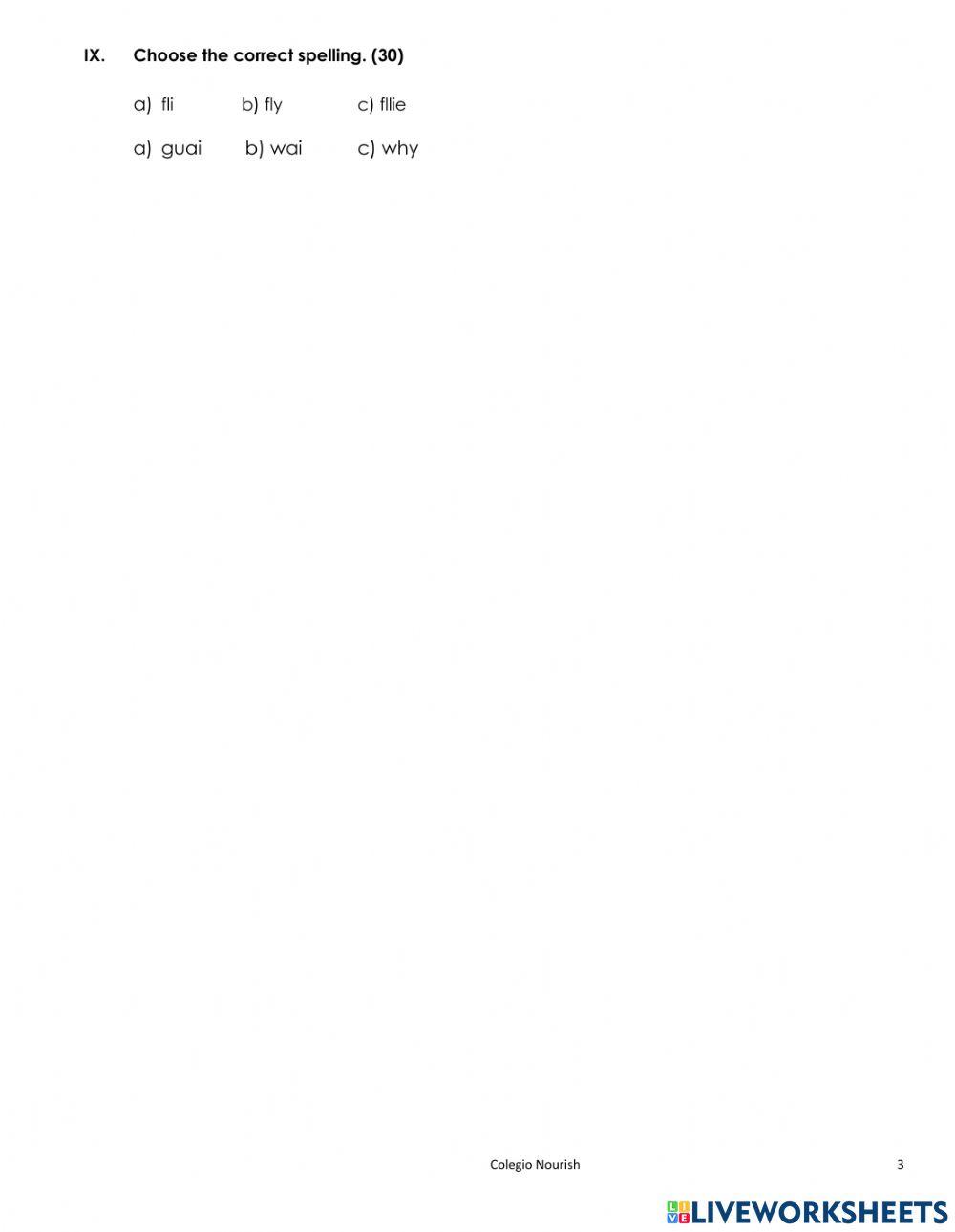 Phonics ph, ch, wh, tch, long o, u, e, y, ng, nk, and contractions