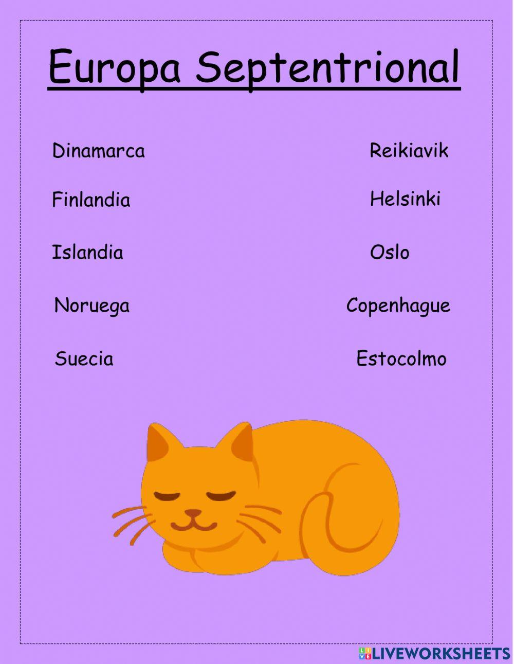 Europa Septentrional Capitales