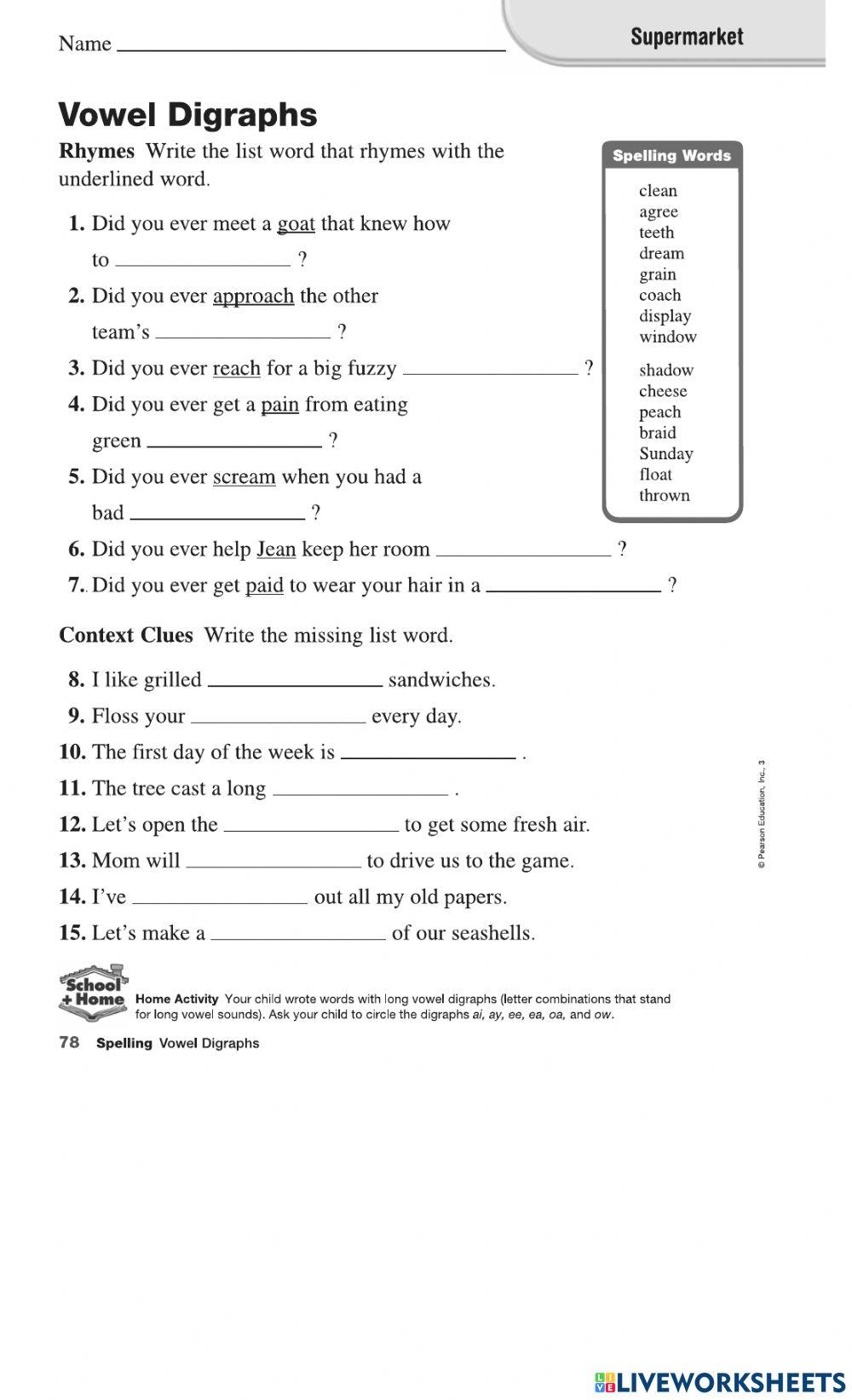 Spelling Unit 1 Week 4