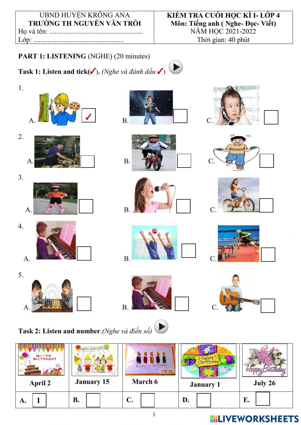 KIEM TRA CUOI KI 1-GRADE4-NEW