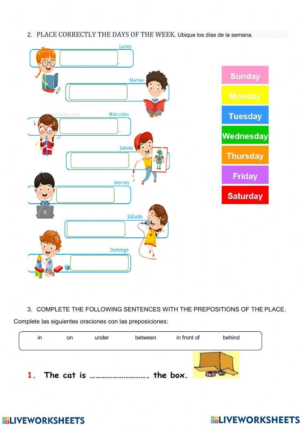 EVALUACIÓN QUIMESTRAL DE INGLÉS 4T0