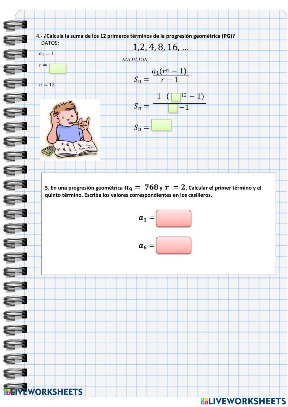 Progresiones geométricas