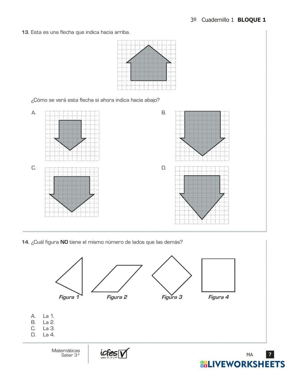 Prueba saber tercero 2012