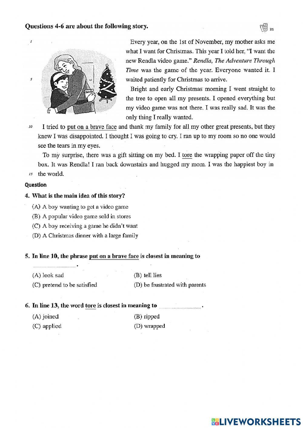 Reading Skills - Vocabulary (1)