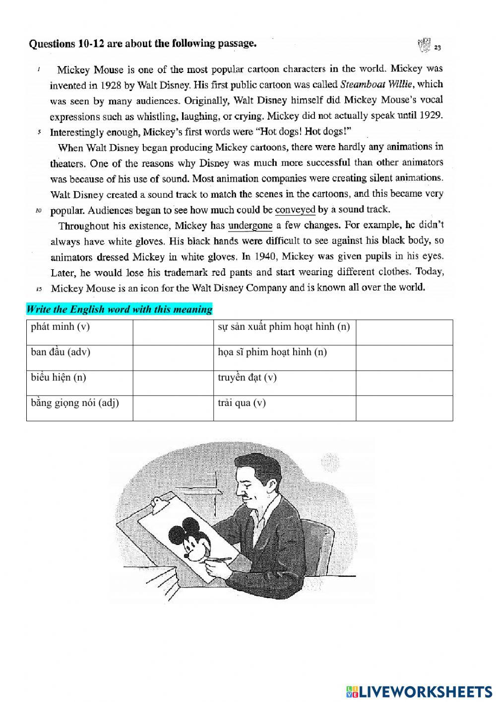 Reading Skills - Vocabulary (2)