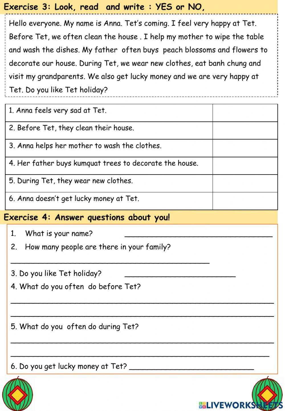 Starters - Tet holiday