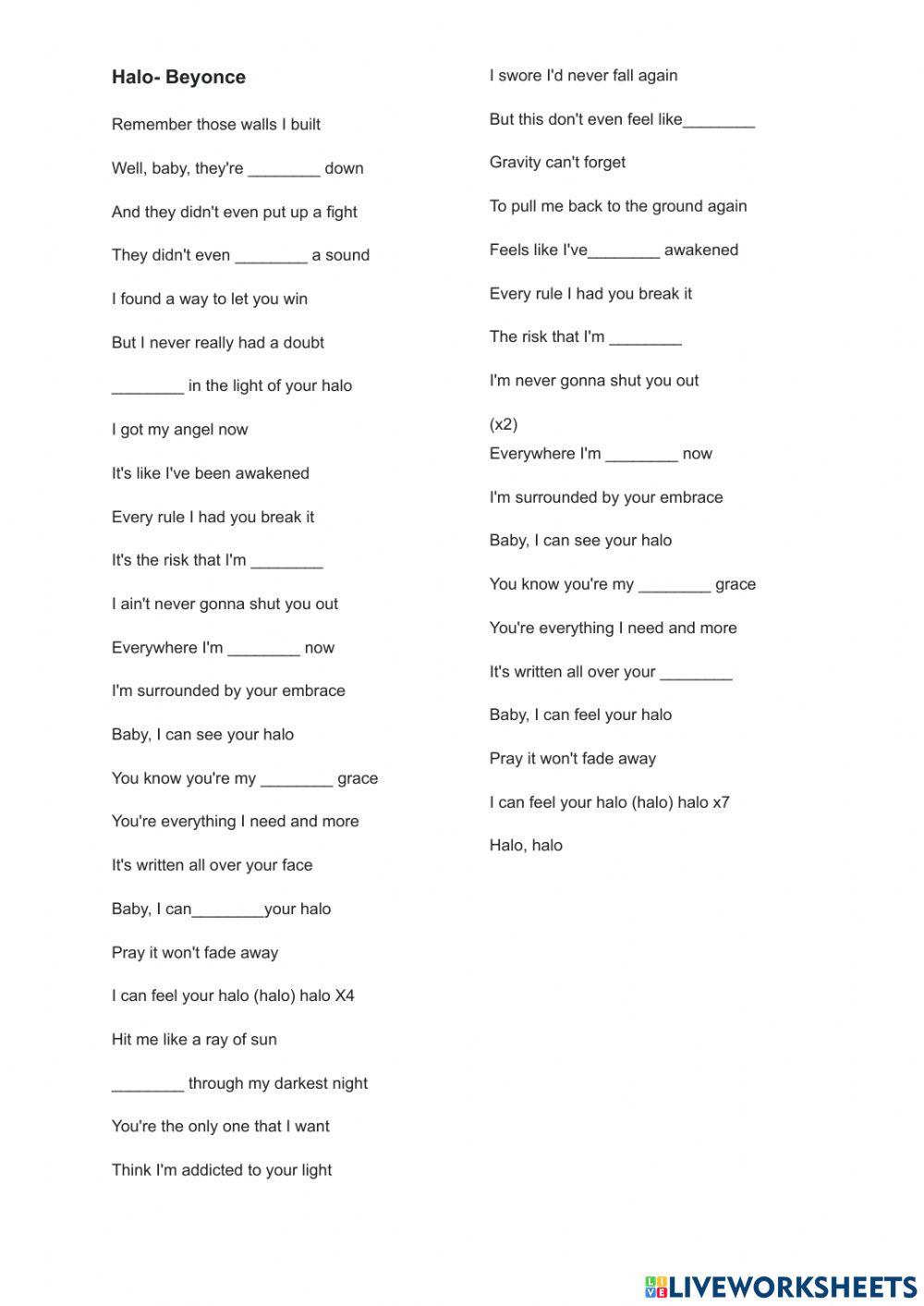 Gerunds listening practice