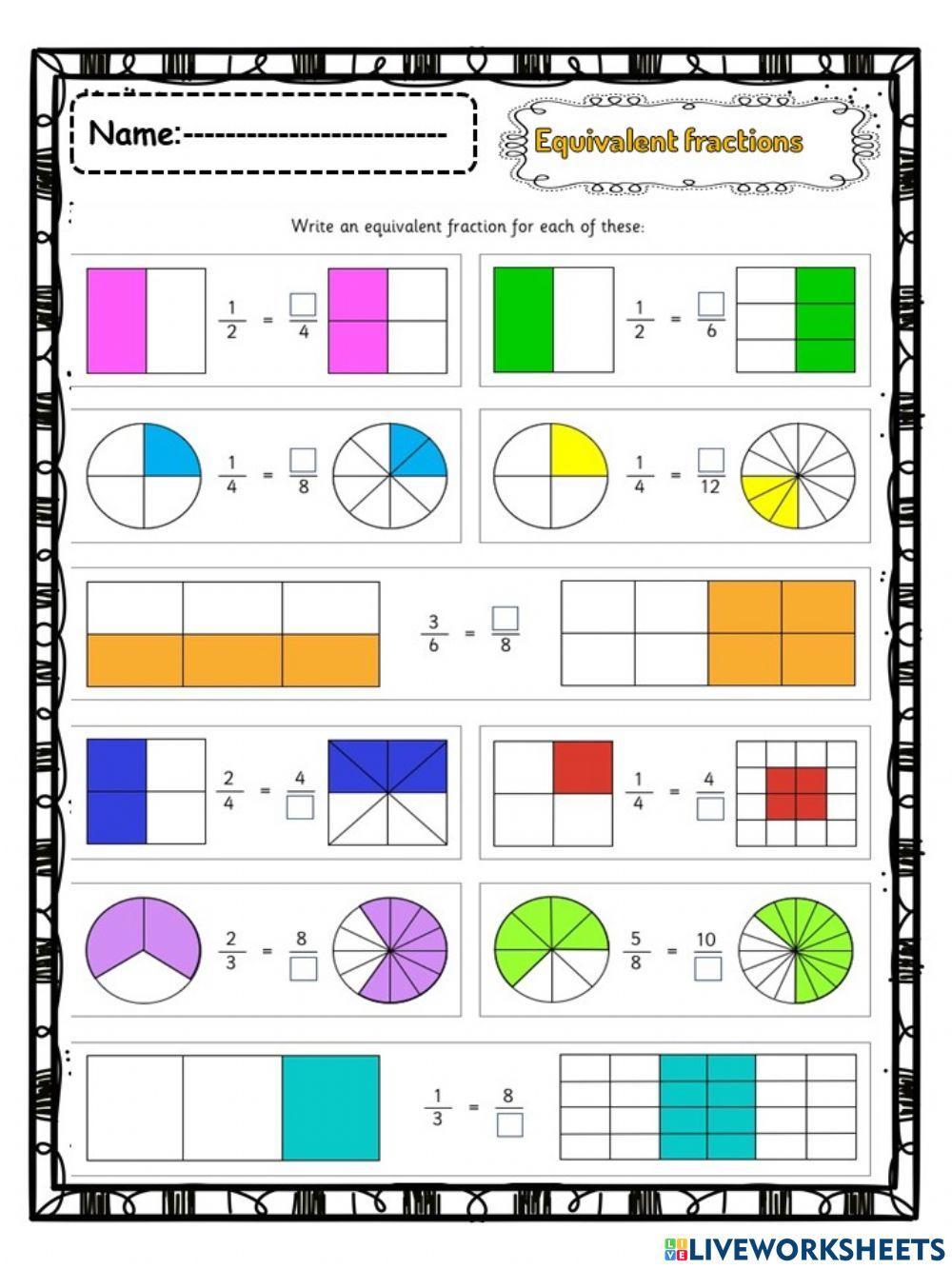 Equivalent FRACTIONS