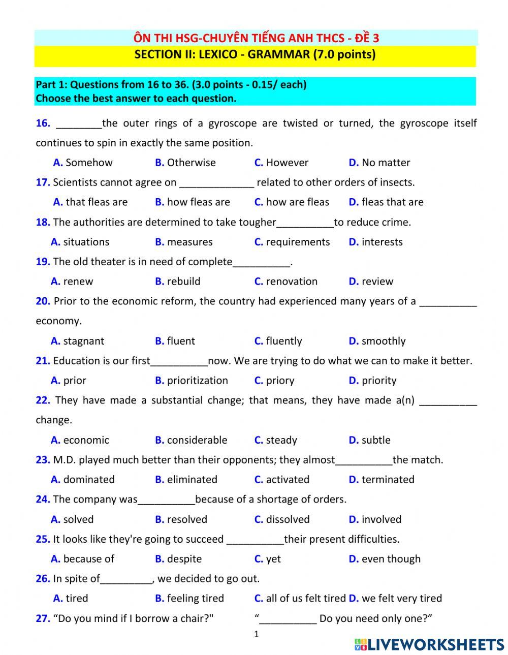 Ôn hsg-chuyên av 9-đề 3-p2-grammar