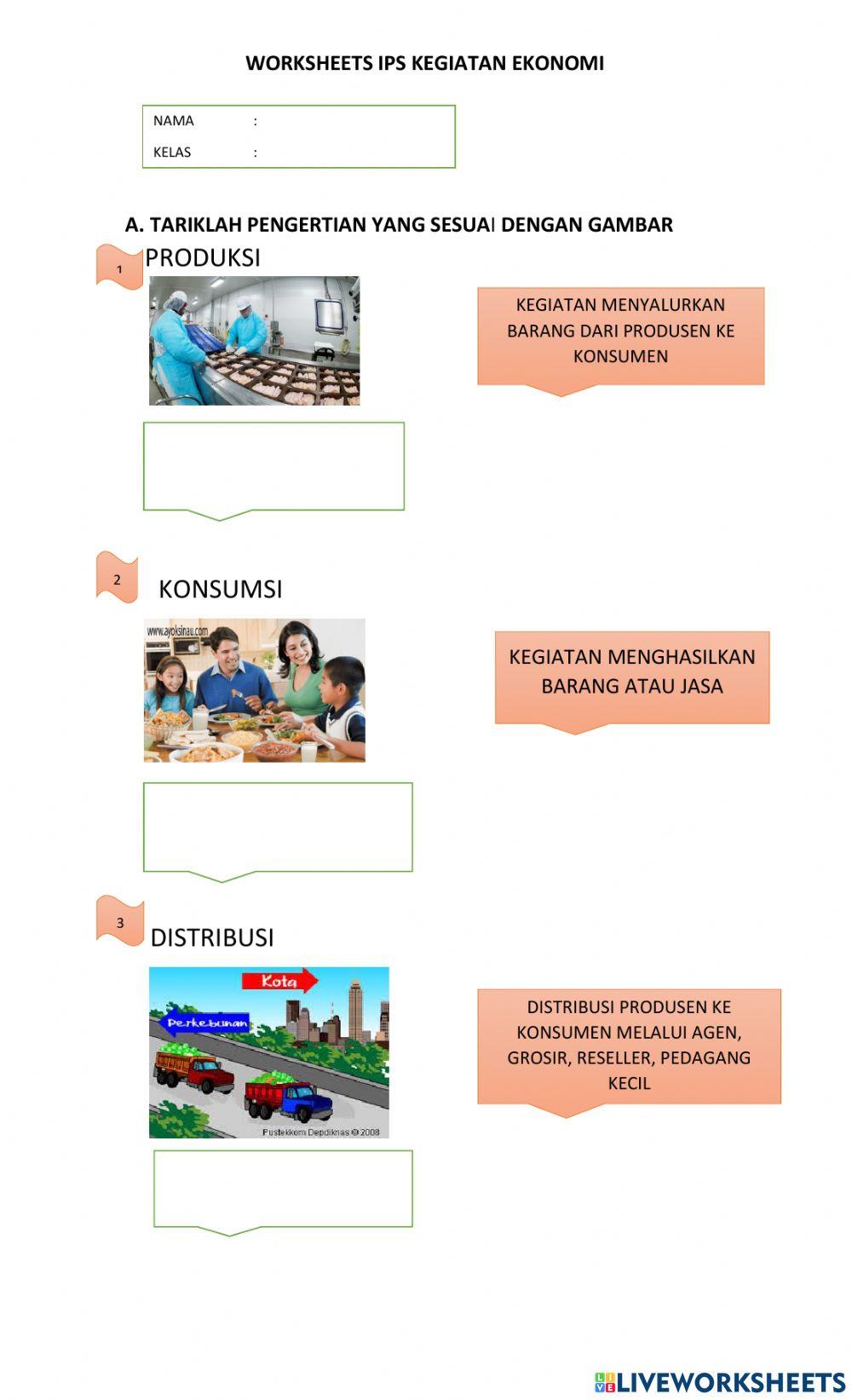 Worksheets Kegiatan Ekonomi Online Exercise For Live Worksheets Worksheets Kegiatan Ekonomi Online Exercise For Live Worksheets