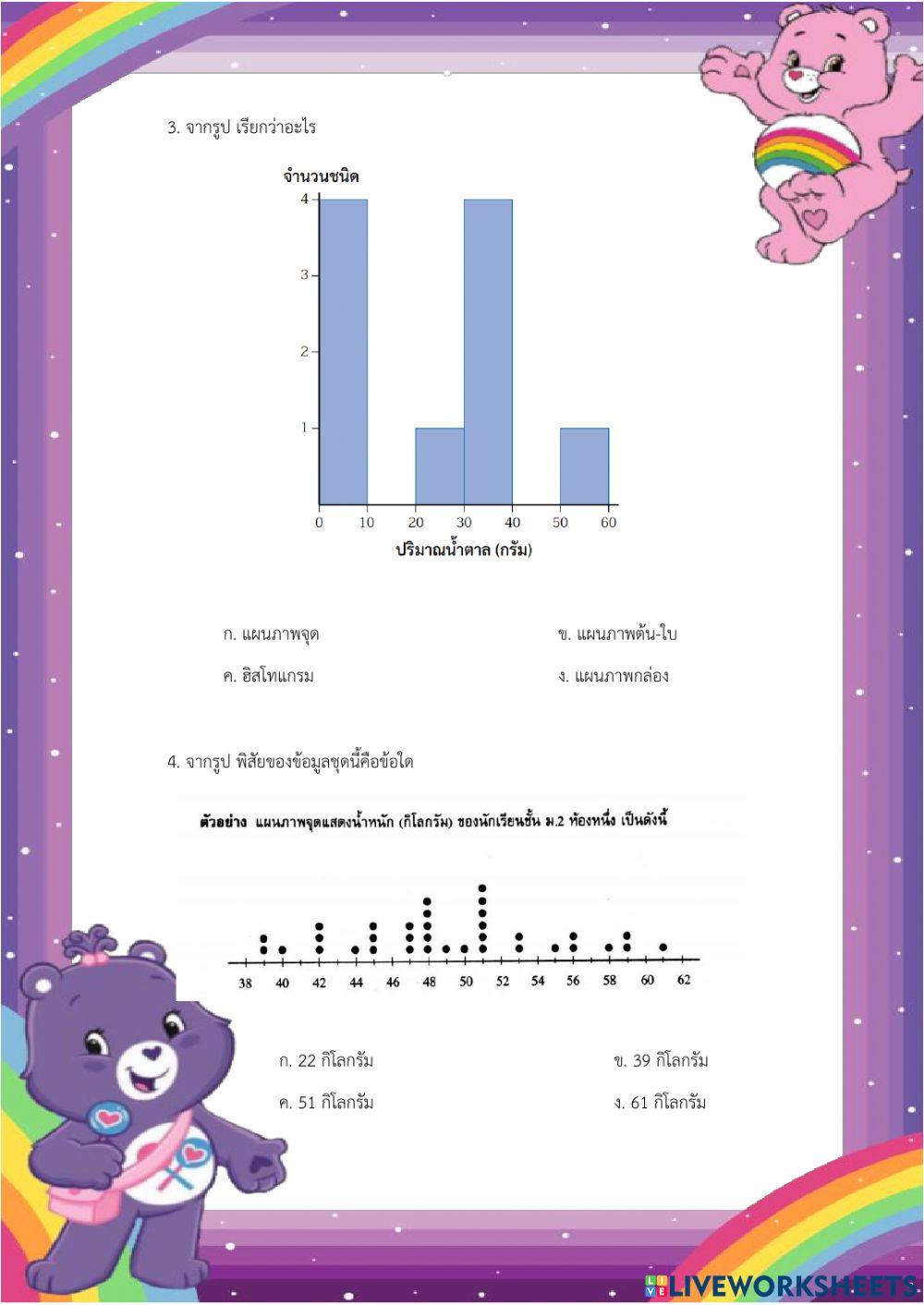ข้อสอบเก็บคะแนน