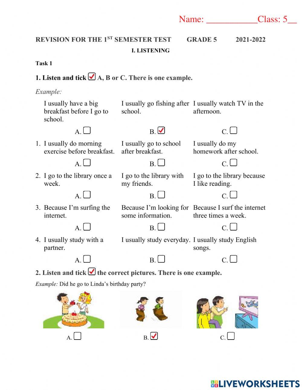 Listening hki grade 5 2021 2022