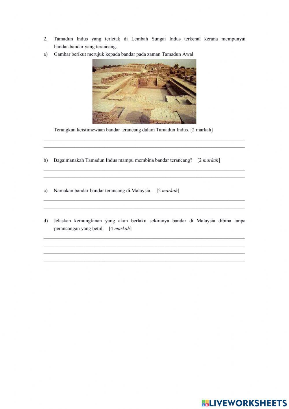 Bab 5: Tamadun Awal Dunia