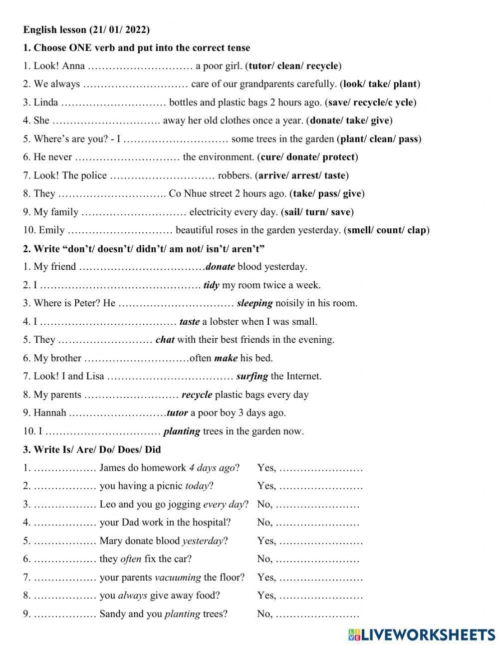 Song Vy - HTĐ HTTD QKĐ Question