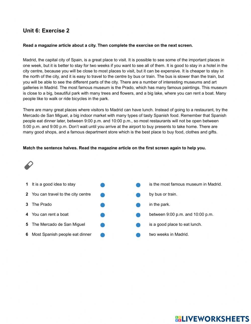 Mindset Foundation - Reading & Writing Skills Modules - Unit 6 Ex2