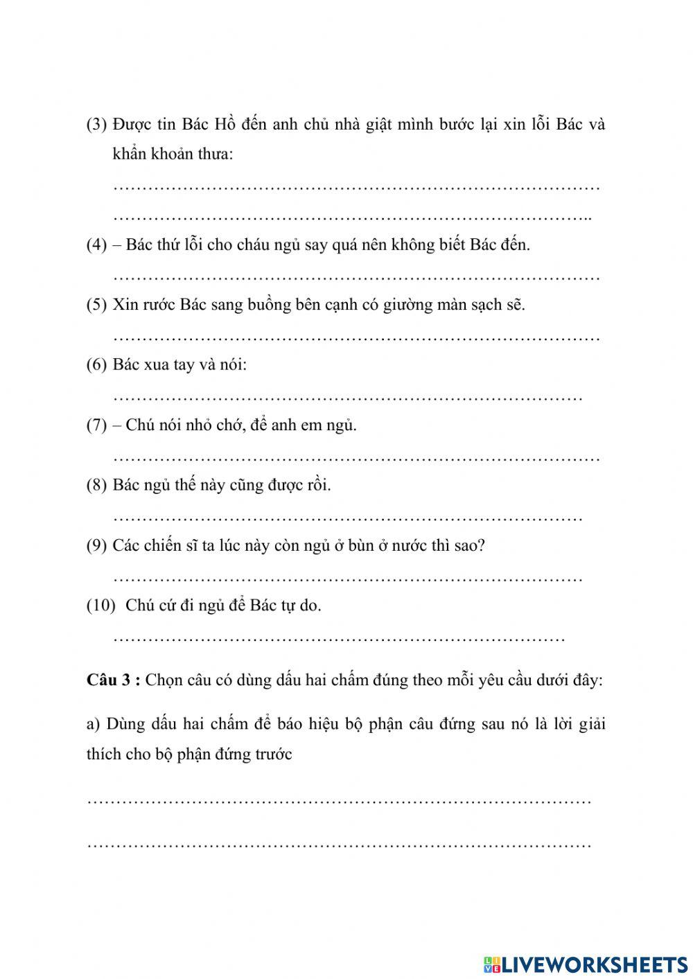 Phiếu bài tập cuối tuần 32