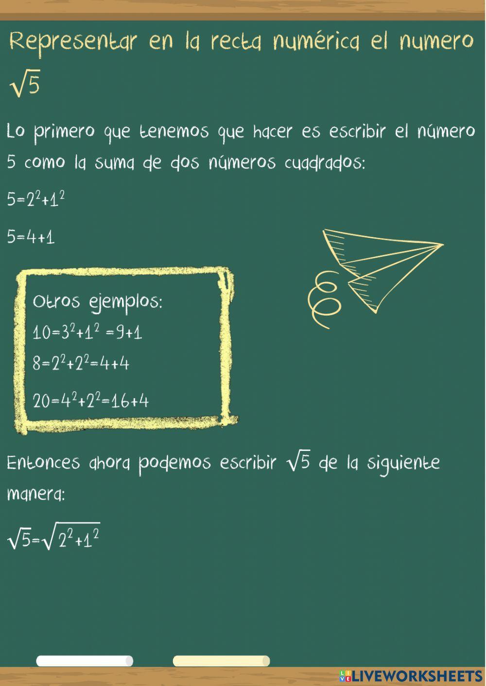 Representación de números irracionales