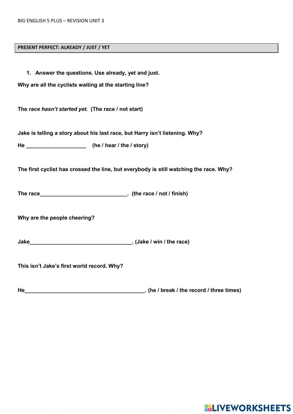 Present perfect and Past simple