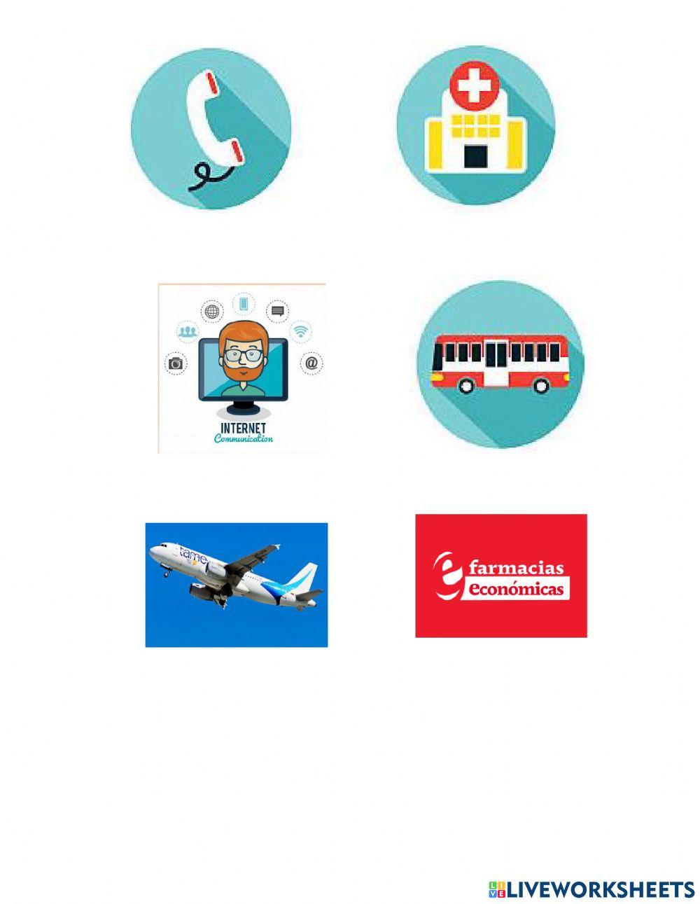 Servicios públicos y privados