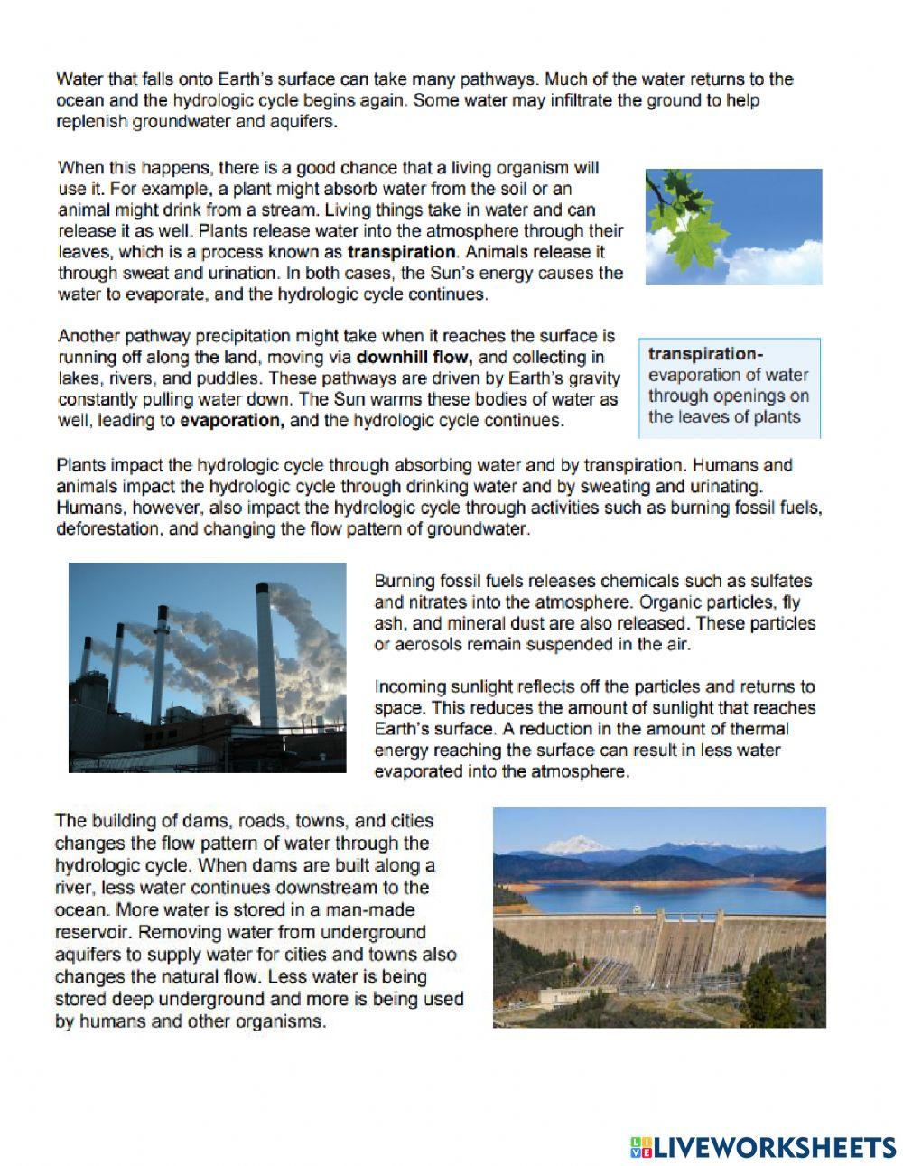 Jan 27 Water Cycle Stations 1-4