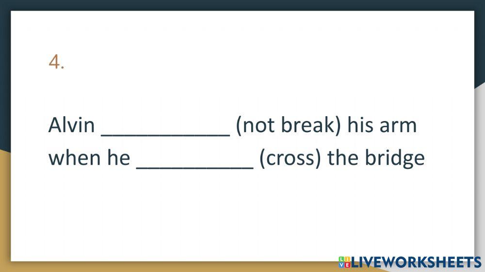 Past simple and past continuous 1
