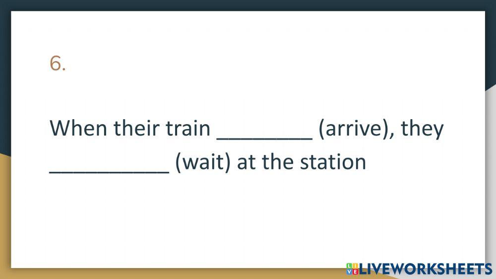 Past simple and past continuous 1