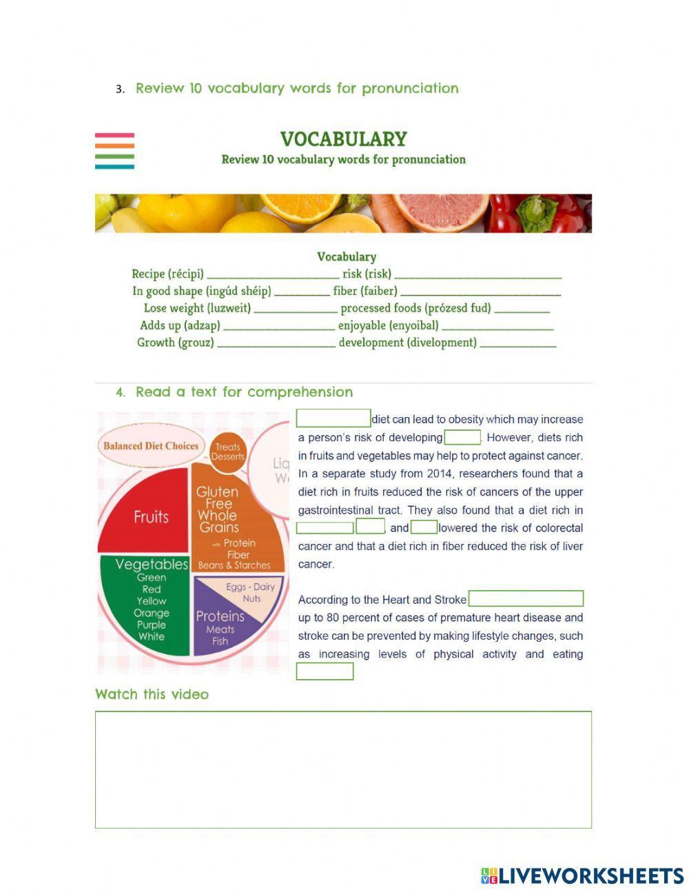 Recipes for Healthy Food